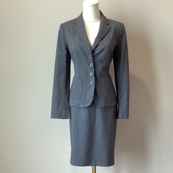 Halogen 3pc Petite Suit - Jacket/Skirt/Trousers - 8P/10P - Picture 4 of 12